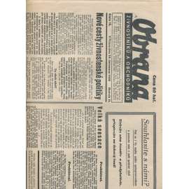Obrana živnostníků a obchodníků, ročník II., číslo 13/1938 (1. republika, staré noviny)