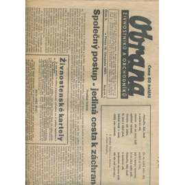 Obrana živnostníků a obchodníků, ročník I., číslo 3/1937 (1. republika, staré noviny)