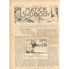 Matice svobody, ročník XIII., číslo 5/1912 (staré noviny)