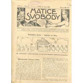 Matice svobody, ročník IX., číslo 15/1908 (staré noviny)