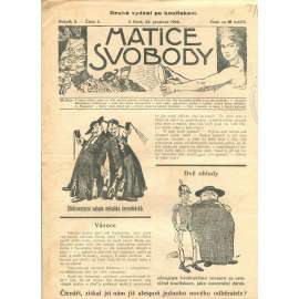 Matice svobody, ročník X., číslo 2/1908 (staré noviny)