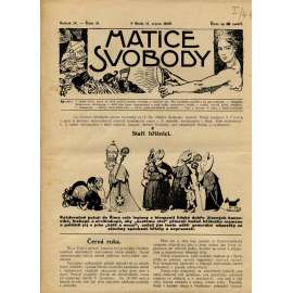 Matice svobody, ročník IX., číslo 19/1908 (staré noviny)