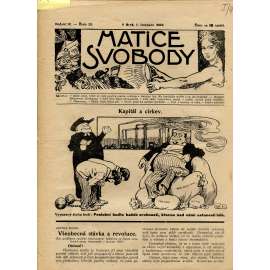 Matice svobody, ročník IX., číslo 25/1908 (staré noviny)