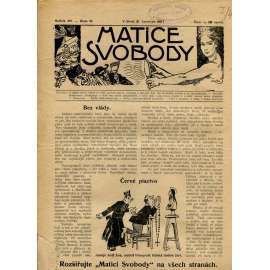 Matice svobody, ročník VIII., číslo 18/1907 (staré noviny) - pošk.