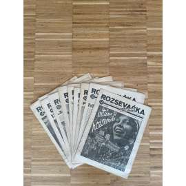 Rozsevačka, ročník IX., číslo 1, 2, 4-7, 9, 15, 25, 26 a 32/1934 [časopis proletářských žen; avantgardní obálky - fotomontáž]