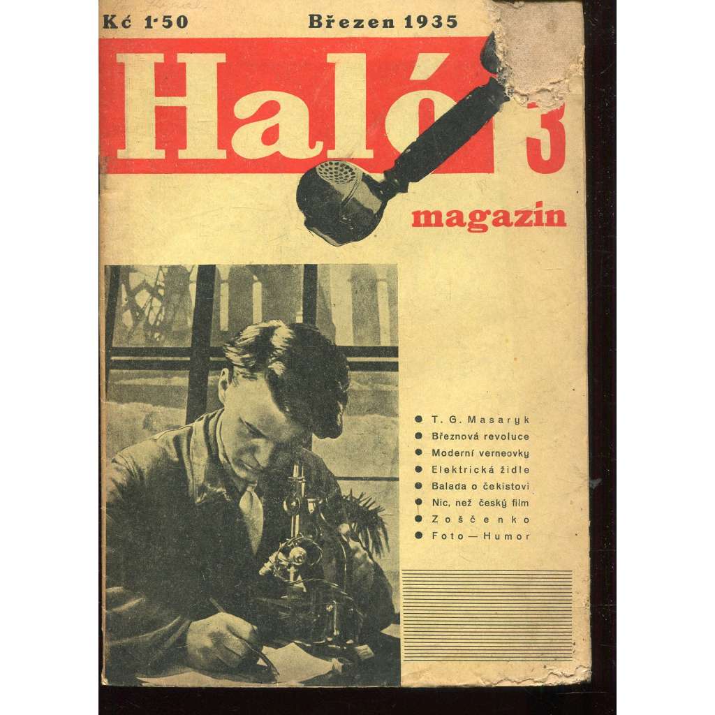 Haló - magazin, číslo 3/1935 (1. republika, časopis, noviny)