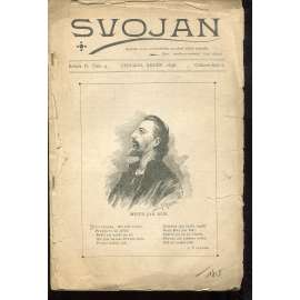 Svojan, ročník II., číslo 8/1896 (exil, časopis, noviny)