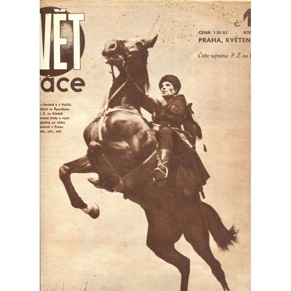 Svět práce, ročník V., číslo 11/1937 (časopis, noviny)