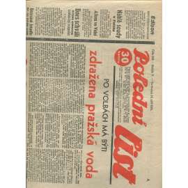 Polední list, ročník V., číslo 252/1931 (1. republika, noviny)