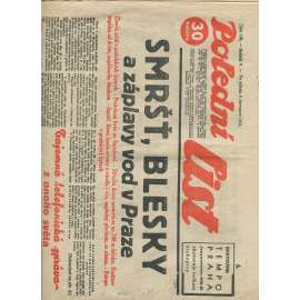 Polední list, ročník V., číslo 189/1931 (1. republika, noviny)