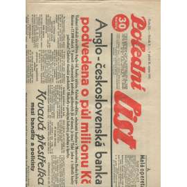 Polední list, ročník V., číslo 232/1931 (1. republika, noviny)
