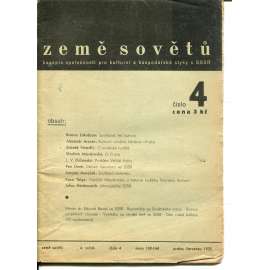Země sovětů, ročník 4., č. 4/1935 (Časopis společnosti pro kulturní a hospodářské styky s SSSR)