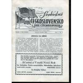Svobodné Československo, ročník XXXIII., číslo 3/1972 / Free Czechoslovakia (exil, časopis, noviny)