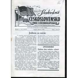 Svobodné Československo, ročník XXXIII., číslo 10/1972 / Free Czechoslovakia (exil, časopis, noviny)