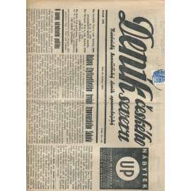 Deník českého severu, číslo 42-43/1938. Nezávislý hraničářský deník zpravodajský (1. republika, noviny)