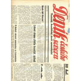 Deník českého severu, číslo 5-6/1938. Nezávislý hraničářský deník zpravodajský (1. republika, noviny)