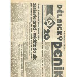 Dělnický deník, ročník XVI., číslo 150/1933 (1. republika, staré noviny, komunistická literatura) - Ostrava