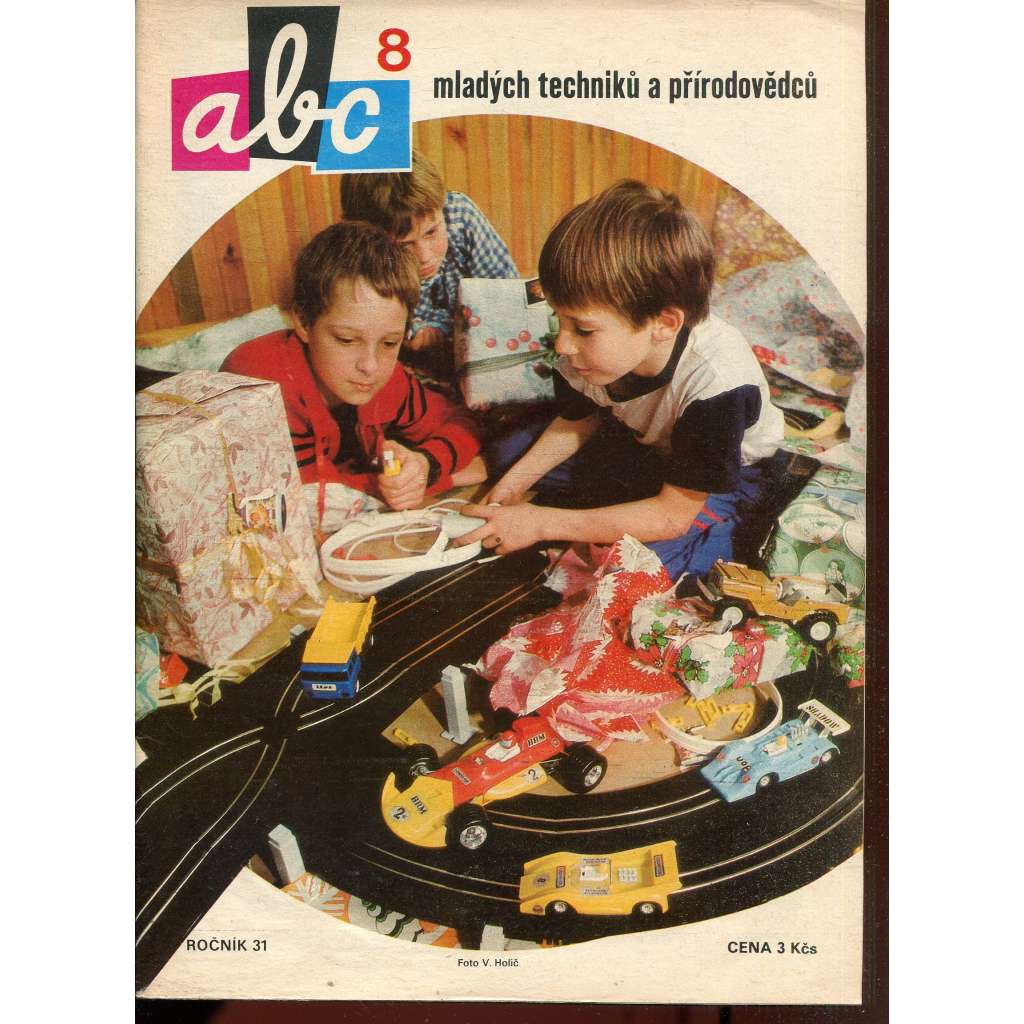 Časopis ABC, č. 8, roč. 31 (1986) - Obsahuje vystřihovací modely - déčka [Jedno číslo časopisu. Obsahuje všechny vystřihovací modely na polokartonu - déčka]