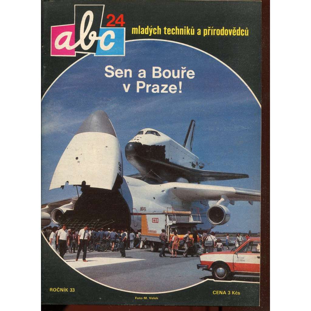 Časopis ABC, č. 24, roč. 33 (1989) - Obsahuje vystřihovací modely - déčka [Jedno číslo časopisu. Obsahuje všechny vystřihovací modely na polokartonu - déčka]