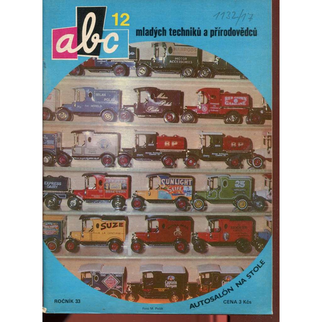 Časopis ABC, č. 12, roč. 33 (1989) - Obsahuje vystřihovací modely - déčka [Jedno číslo časopisu. Obsahuje všechny vystřihovací modely na polokartonu - déčka]