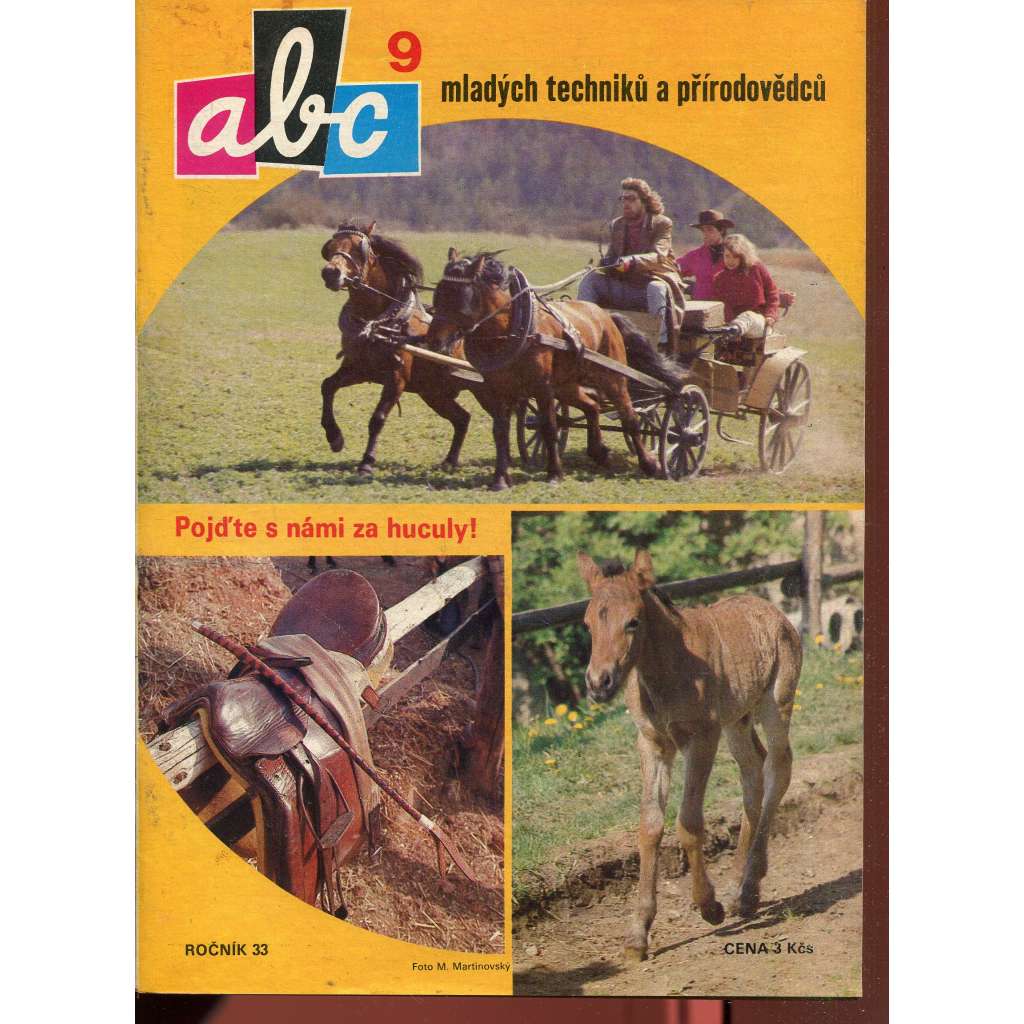 Časopis ABC, č. 9, roč. 33 (1989) - Obsahuje vystřihovací modely - déčka [Jedno číslo časopisu. Obsahuje všechny vystřihovací modely na polokartonu - déčka]