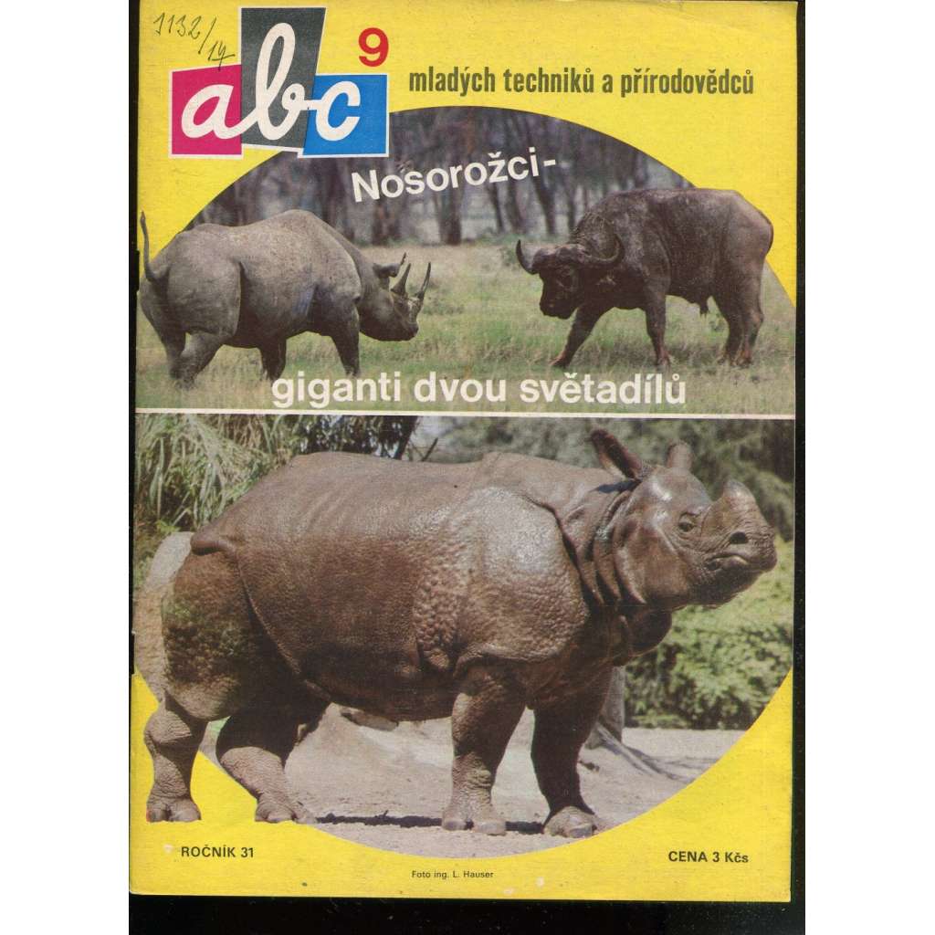 Časopis ABC, č. 9, roč. 31 (1987) - Obsahuje vystřihovací modely - déčka [Jedno číslo časopisu. Obsahuje všechny vystřihovací modely na polokartonu - déčka]