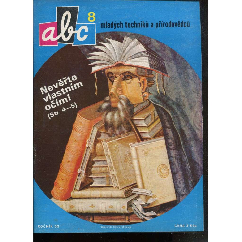 Časopis ABC, č. 8, roč. 32 (1987) - Obsahuje vystřihovací modely - déčka [Jedno číslo časopisu. Obsahuje všechny vystřihovací modely na polokartonu - déčka]