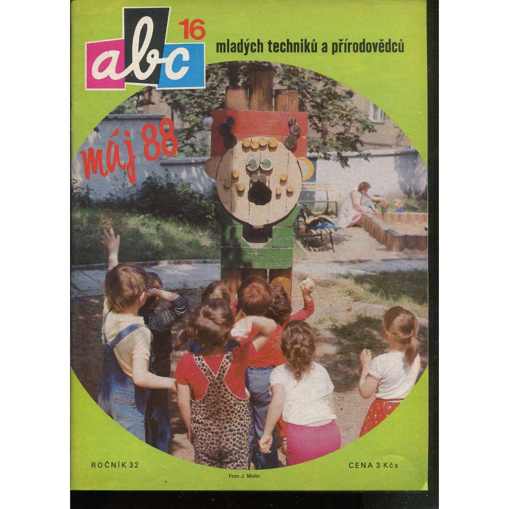Časopis ABC, č. 16, roč. 32 (1988) - Obsahuje vystřihovací modely - déčka [Jedno číslo časopisu. Obsahuje všechny vystřihovací modely na polokartonu - déčka]