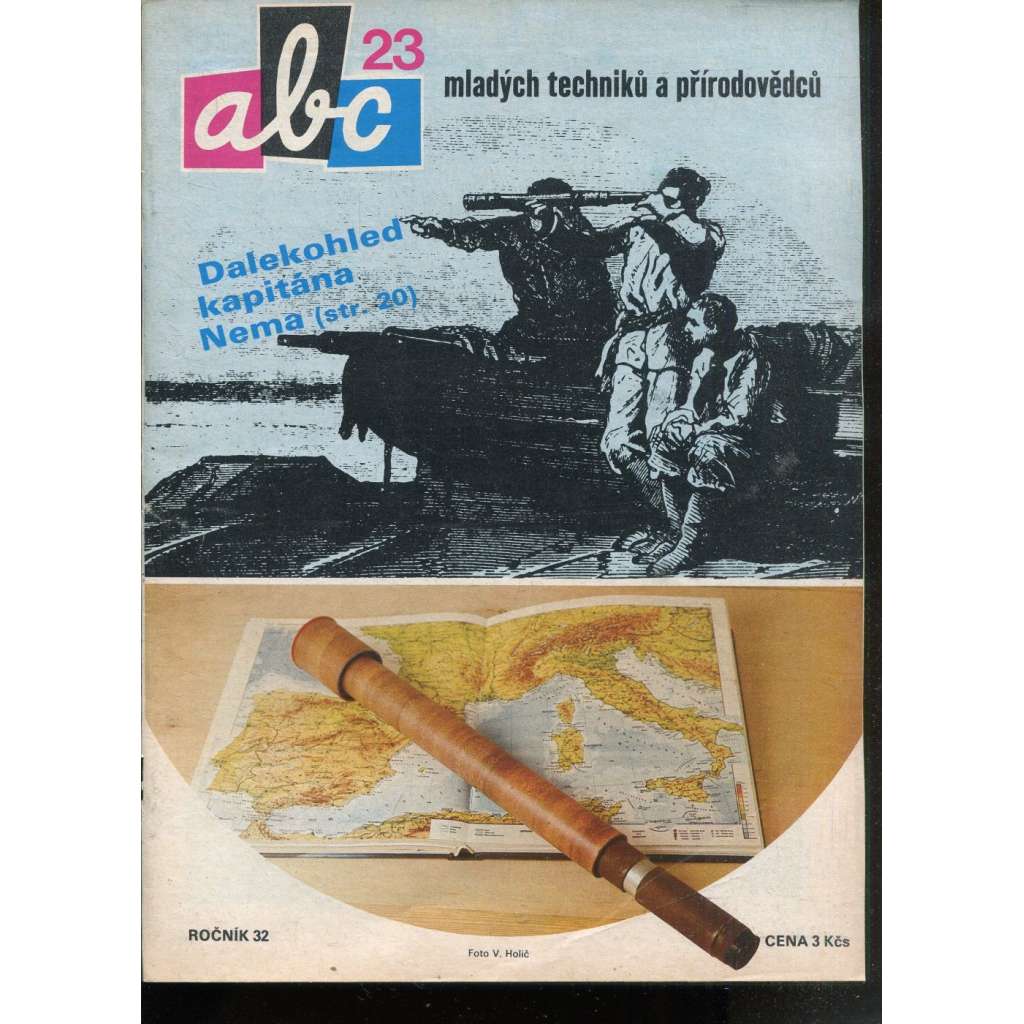 Časopis ABC, č. 23, roč. 32 (1988) - Obsahuje vystřihovací modely - déčka [Jedno číslo časopisu. Obsahuje všechny vystřihovací modely na polokartonu - déčka]