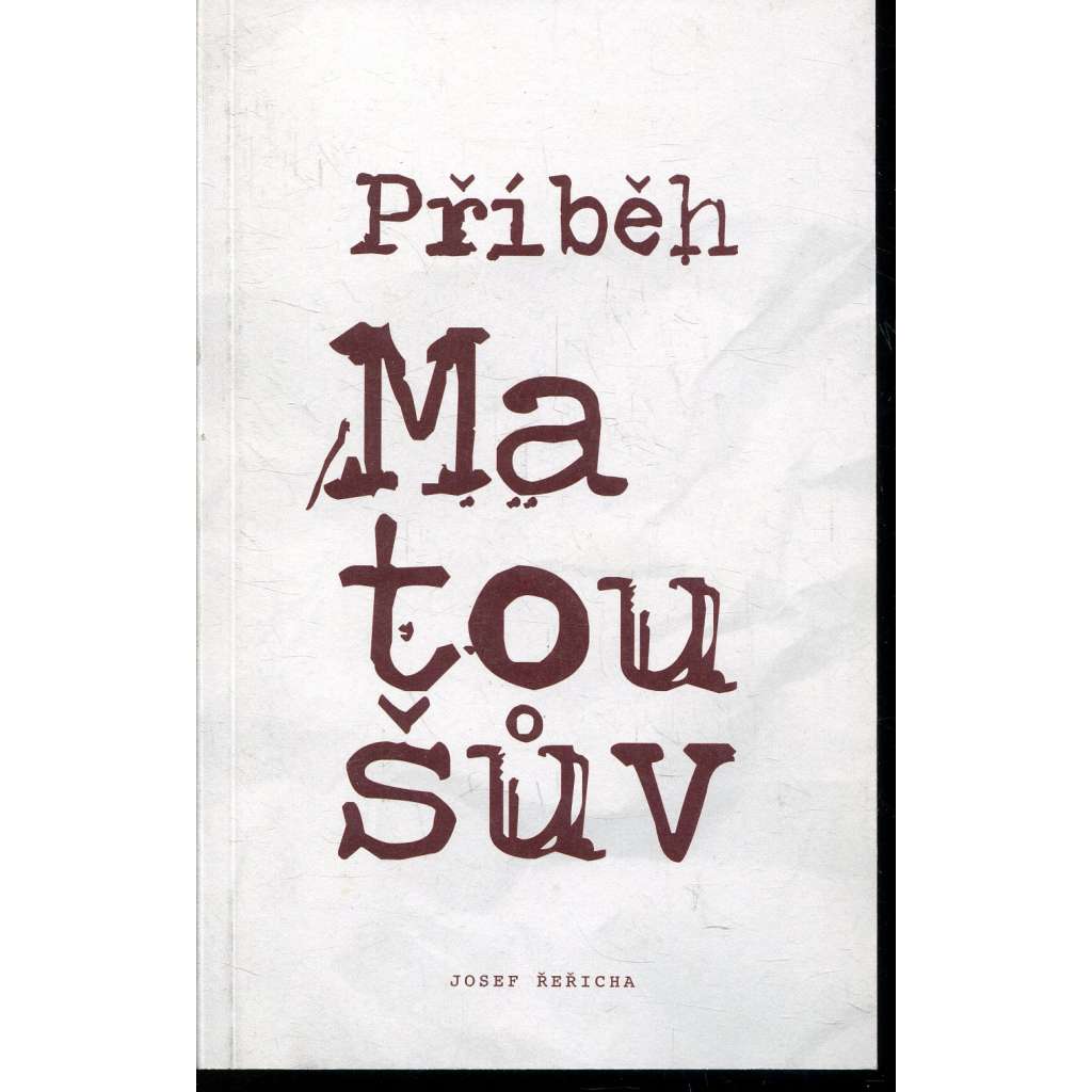 Příběh Matoušův (podpis Josef Řeřicha)