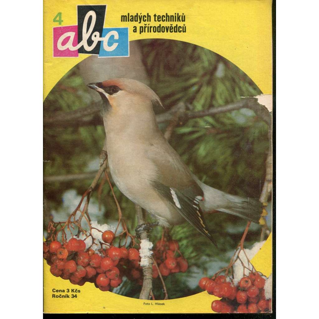 Časopis ABC, č. 4, roč. 34 (1989) - Obsahuje vystřihovací modely - déčka [Jedno číslo časopisu. Obsahuje všechny vystřihovací modely na polokartonu - déčka]