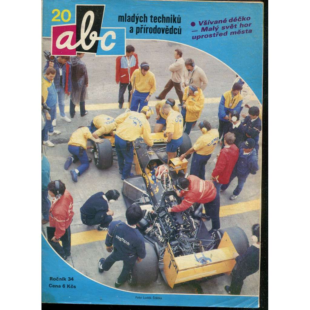 Časopis ABC, č. 20, roč. 34 (1990) - Obsahuje vystřihovací modely - déčka [Jedno číslo časopisu. Obsahuje všechny vystřihovací modely na polokartonu - déčka]