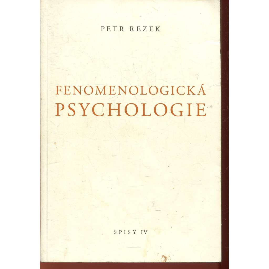 Fenomenologická psychologie