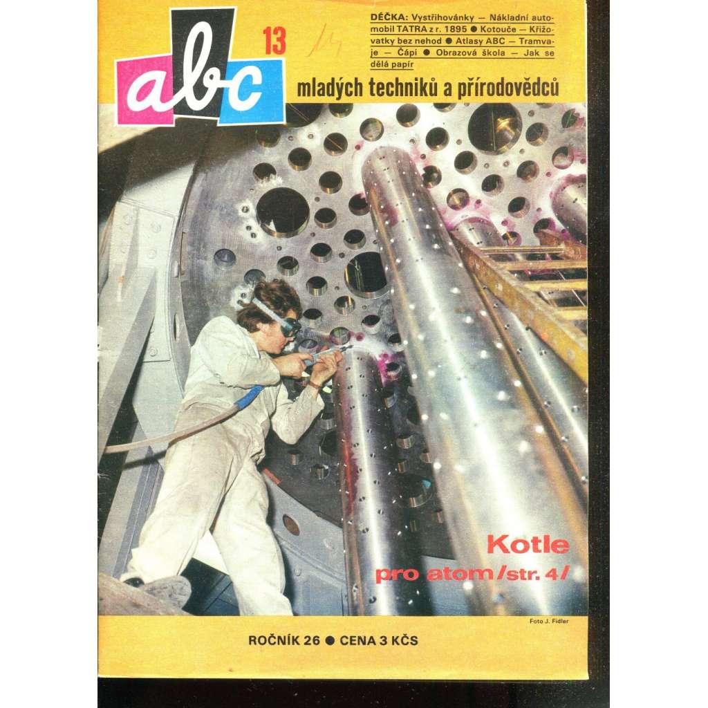 Časopis ABC, č. 13, roč. 26 (1982) - Obsahuje vystřihovací modely - déčka [Jedno číslo časopisu. Obsahuje všechny vystřihovací modely na polokartonu - déčka]