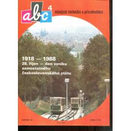 Časopis ABC, č. 4, roč. 33 (1988) - Obsahuje vystřihovací modely - déčka [Jedno číslo časopisu. Obsahuje všechny vystřihovací modely na polokartonu - déčka]