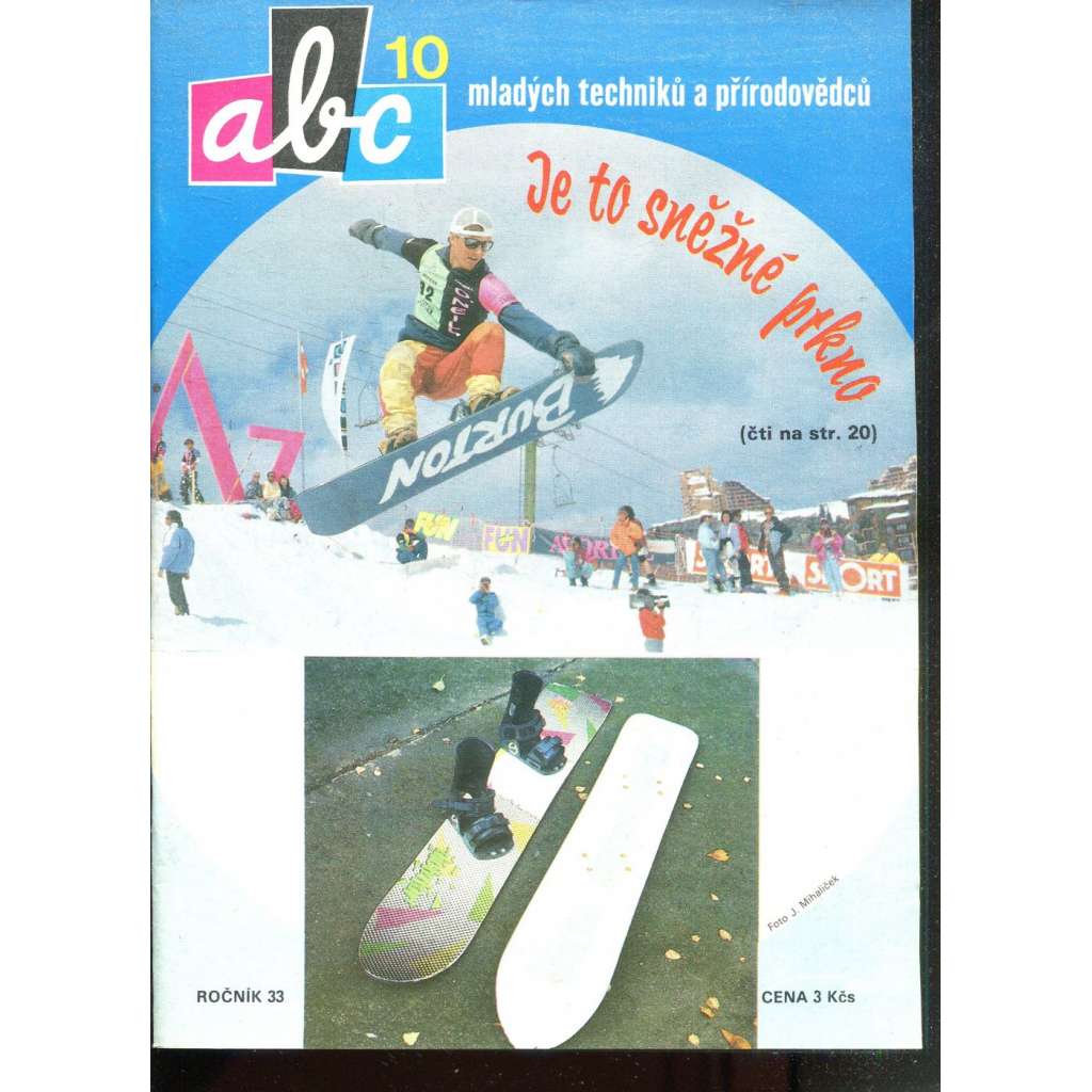 Časopis ABC, č. 10, roč. 33 (1989) - Obsahuje vystřihovací modely - déčka [Jedno číslo časopisu. Obsahuje všechny vystřihovací modely na polokartonu - déčka]