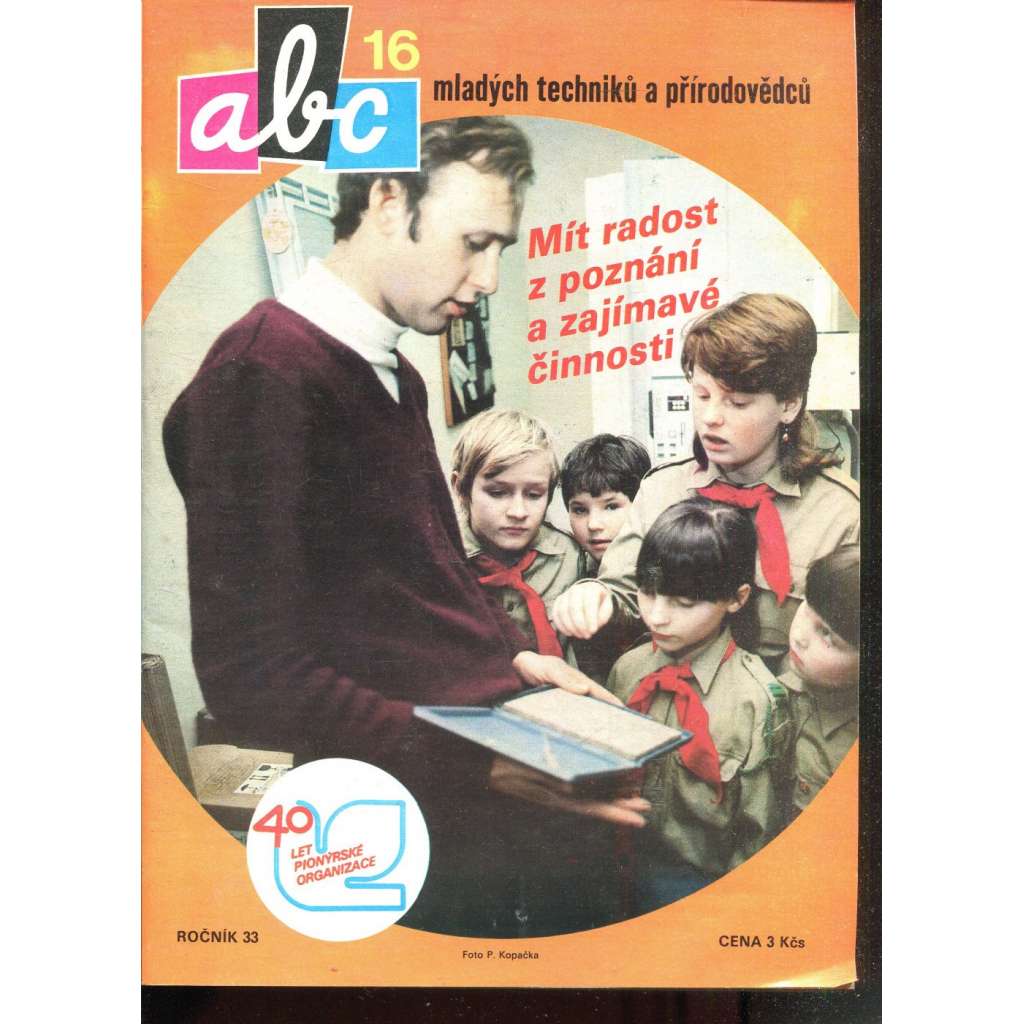Časopis ABC, č. 16, roč. 33 (1989) - Obsahuje vystřihovací modely - déčka [Jedno číslo časopisu. Obsahuje všechny vystřihovací modely na polokartonu - déčka]