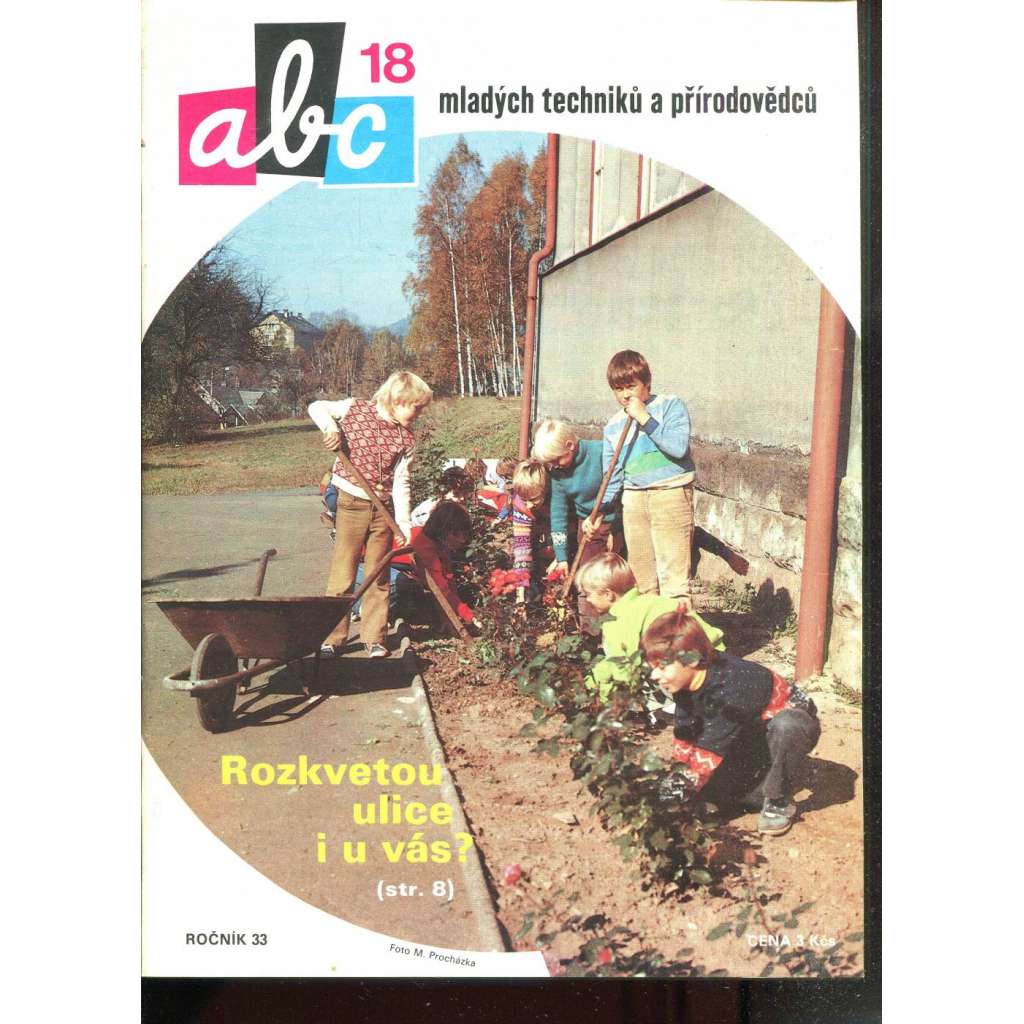 Časopis ABC, č. 18, roč. 33 (1989) - Obsahuje vystřihovací modely - déčka [Jedno číslo časopisu. Obsahuje všechny vystřihovací modely na polokartonu - déčka]