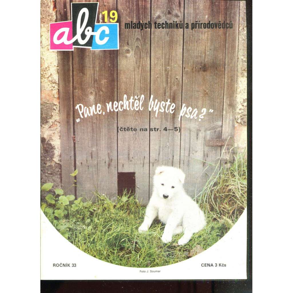 Časopis ABC, č. 19, roč. 33 (1989) - Obsahuje vystřihovací modely - déčka [Jedno číslo časopisu. Obsahuje všechny vystřihovací modely na polokartonu - déčka]