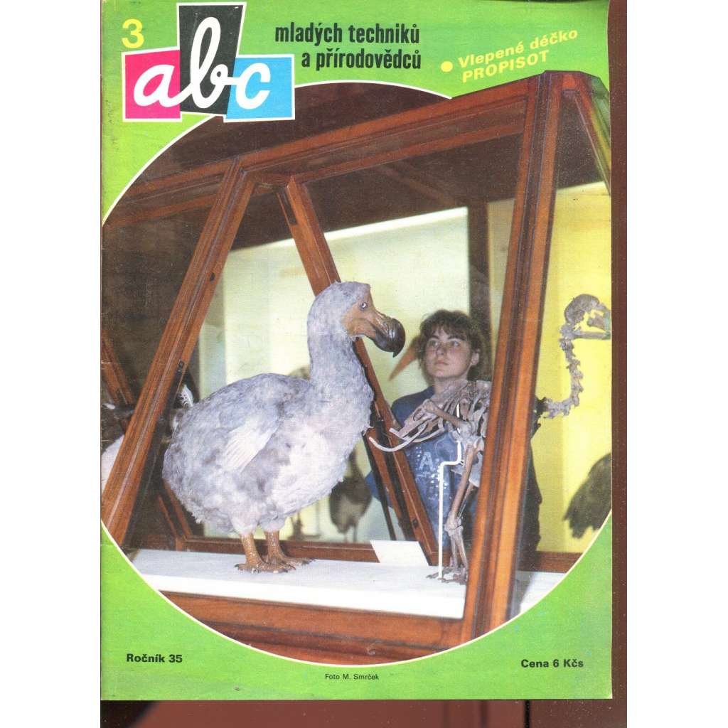 Časopis ABC, č. 3, roč. 35 (1990) - Obsahuje vystřihovací modely - déčka [Jedno číslo časopisu. Obsahuje všechny vystřihovací modely na polokartonu - déčka]