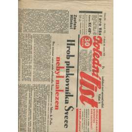 Polední list, ročník VII., číslo 239/1933 (1. republika, noviny)