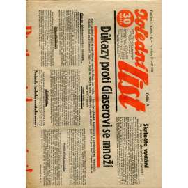 Polední list, ročník VII., číslo 268/1933 (1. republika, noviny)