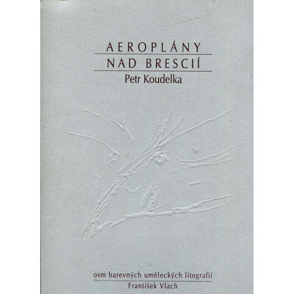 Aeroplány nad Brescií (8x litografie, podpis František Vlach)