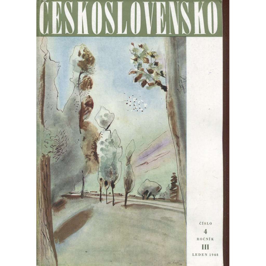 Časopis Československo, ročník III., číslo 4/1948 (zemědělství)