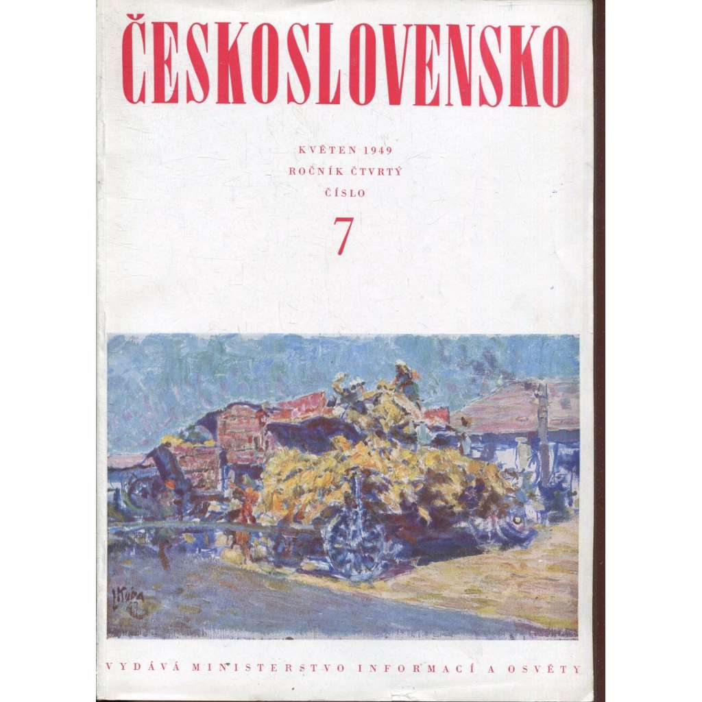 Časopis Československo, ročník IV., číslo 7/1949 (zemědělství)