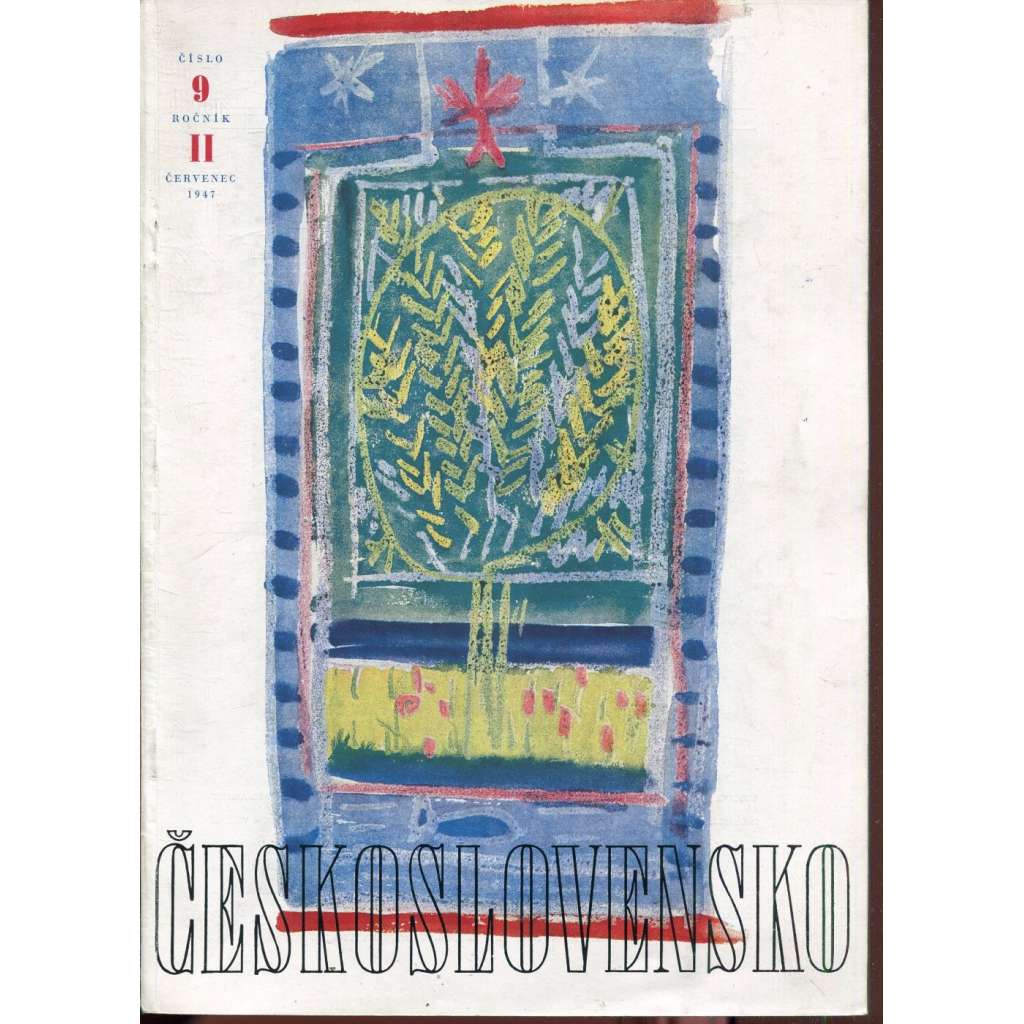 Časopis Československo, ročník II., číslo 9/1947 (užité umění)