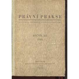 Právní prakse, měsíčník československých právníků, ročník XII./1948 (právo) - Právní praxe