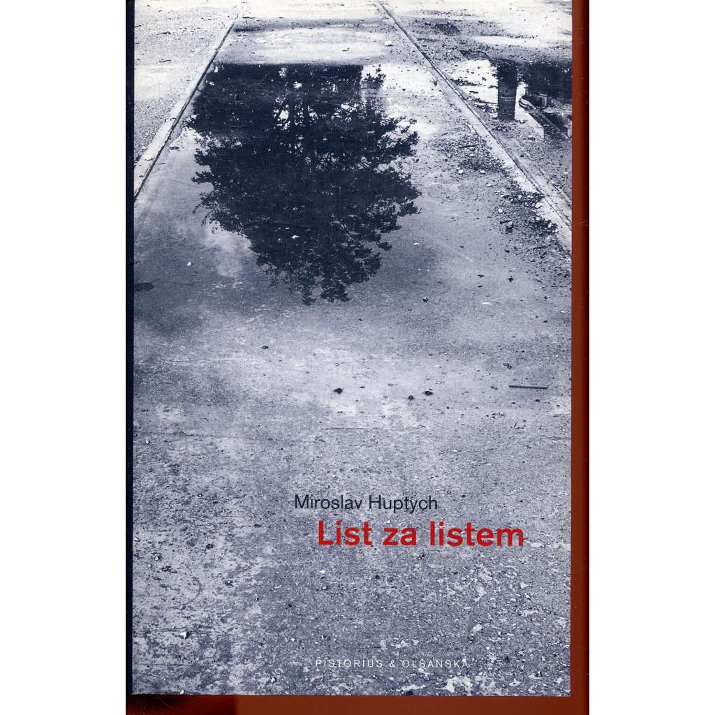 List za listem (podpis Miroslav Huptych) - poezie