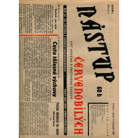 Nástup červenobílých - List hrdého češství, ročník I., č. 4/1939 [kolaborace, Protektorát]