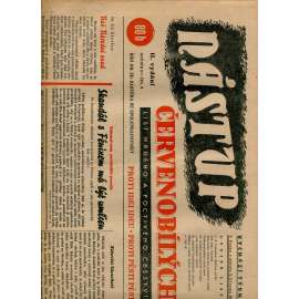 Nástup červenobílých - List hrdého češství, ročník II., č. 9/1940 [kolaborace, Protektorát] - noviny